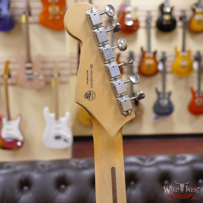 Fender Vintera Road Worn ‘50s Stratocaster Maple Fingerboard Fiesta Red - Image 9