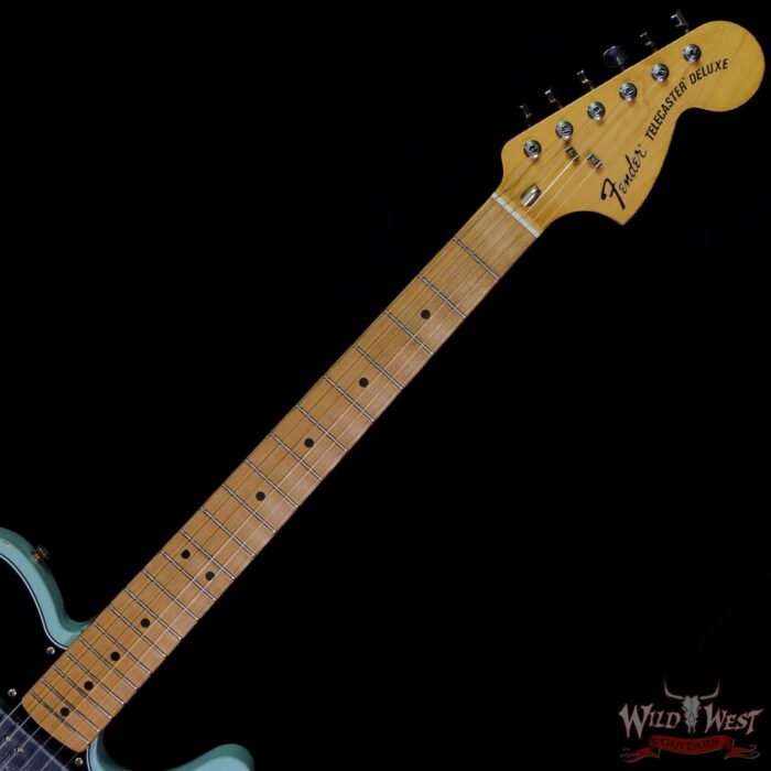 Fender Vintera Road Worn ‘70s Telecaster Deluxe Maple Fingerboard Daphne Blue - Image 4