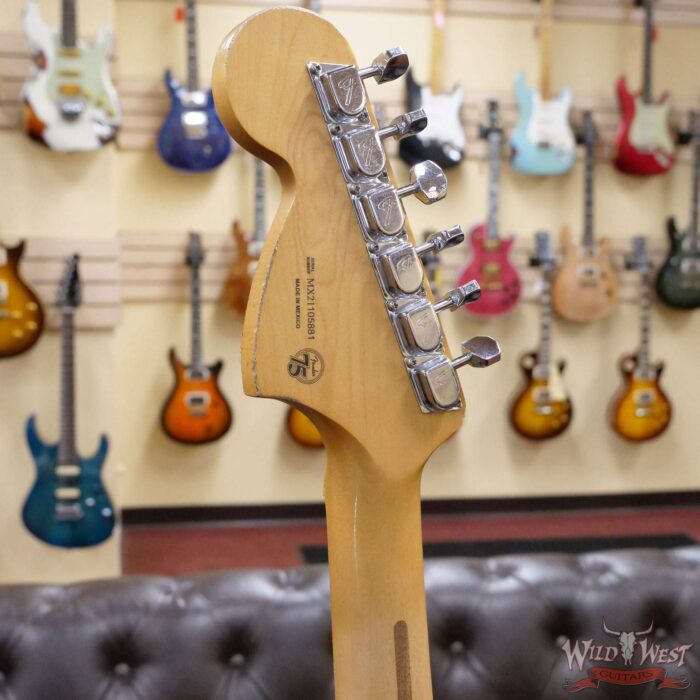 Fender Vintera Road Worn ‘70s Telecaster Deluxe Maple Fingerboard Daphne Blue - Image 9