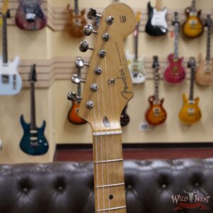 Fender Vintera Road Worn ‘50s Stratocaster Maple Fingerboard Surf Green - Image 5