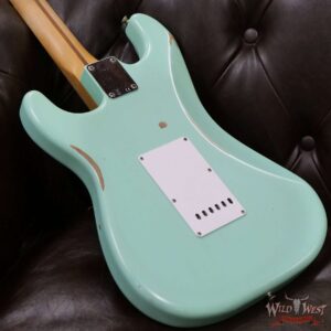 Fender Vintera Road Worn ‘50s Stratocaster Maple Fingerboard Surf Green - Image 9