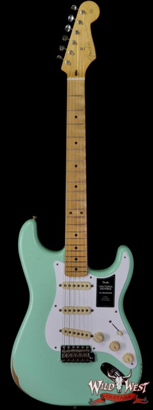 Fender Vintera Road Worn ‘50s Stratocaster Maple Fingerboard Surf Green