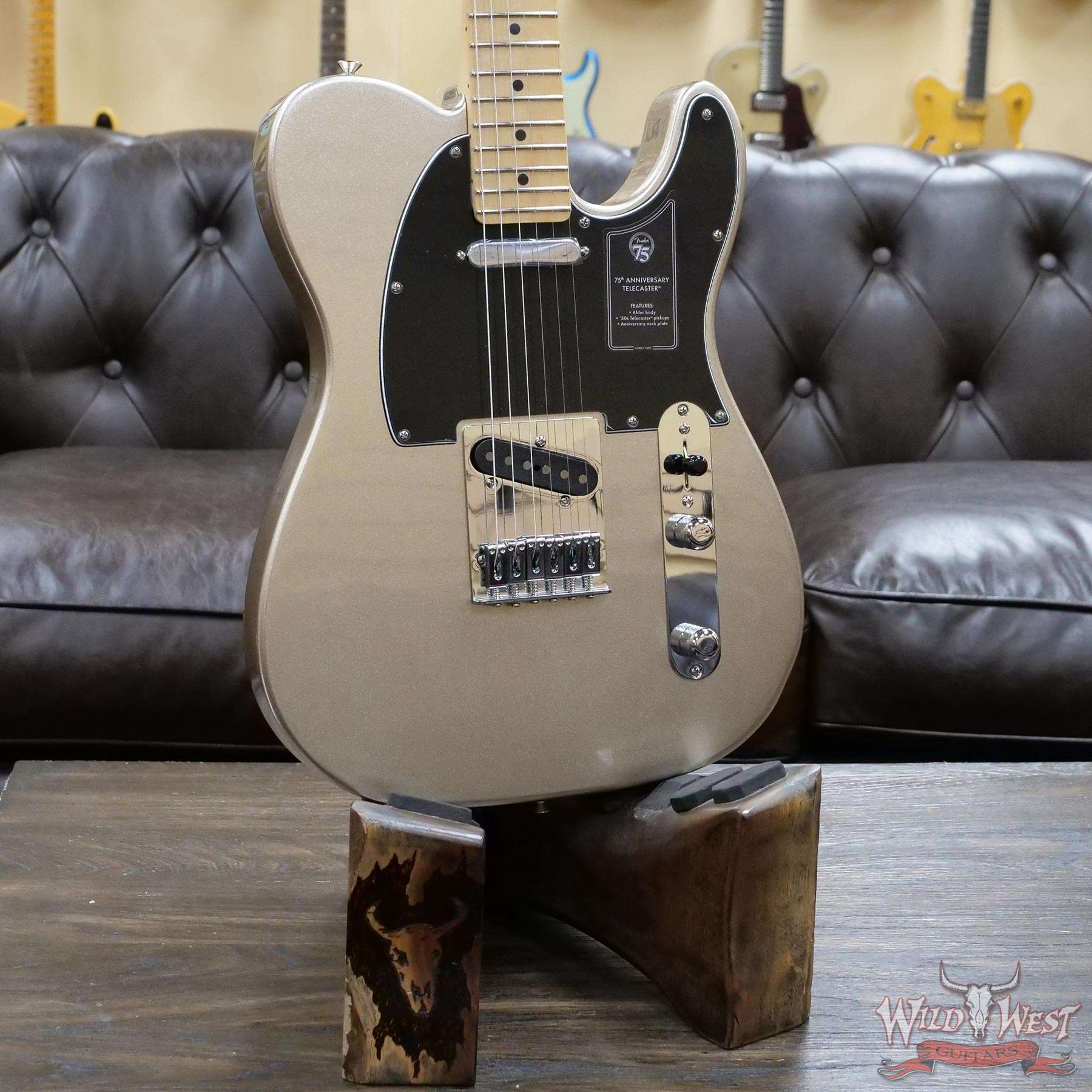 fender-mx21510799-d3__wwg.jpg 2021 Fender 75th Anniversary Telecaster Maple Fingerboard Diamond Anniversary 8.10 LBS - Image 7