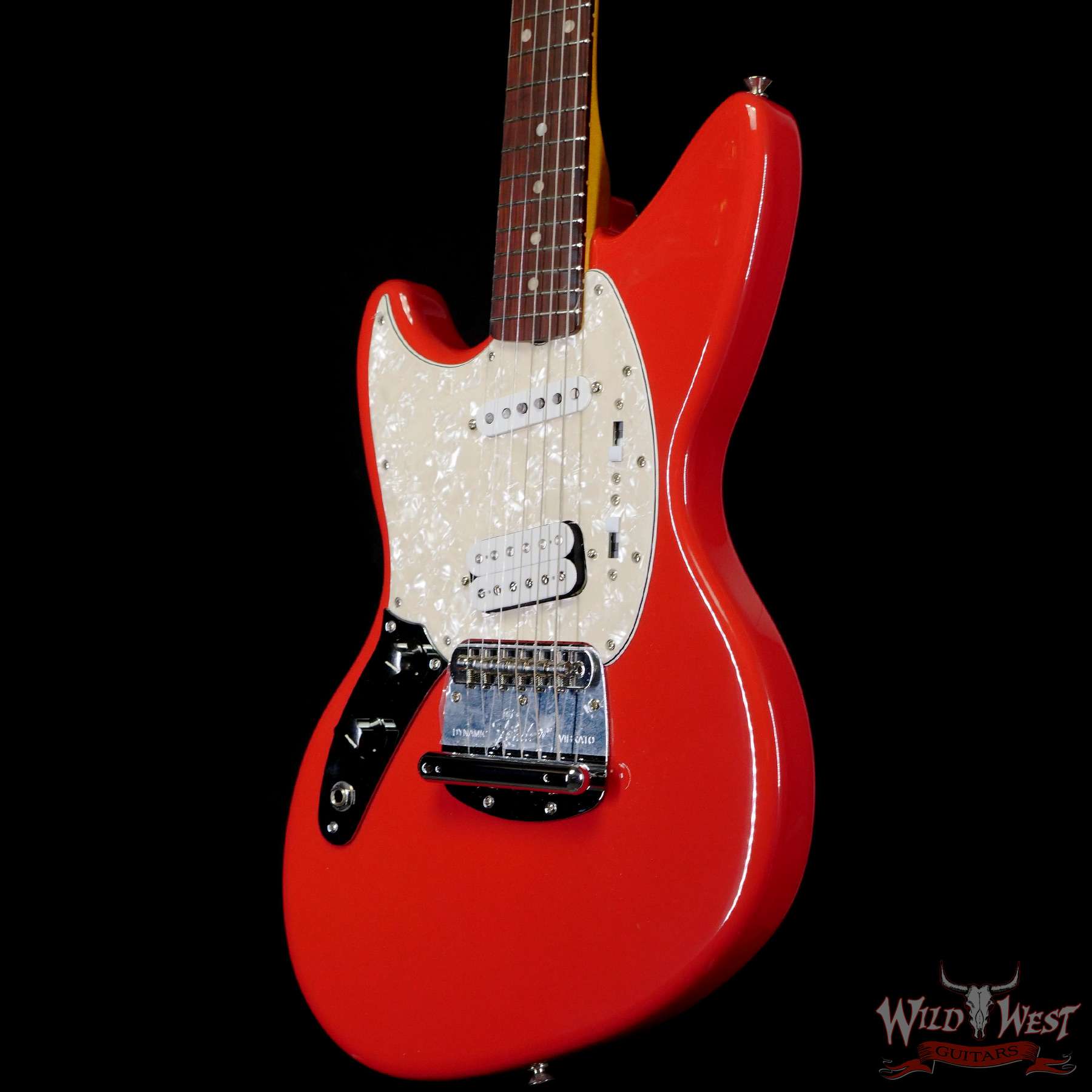 fender-mx21542807-br__wwg.jpg Fender Kurt Cobain Jag-Stang Rosewood Fingerboard Fiesta Red Left-Hand Lefty - Image 2