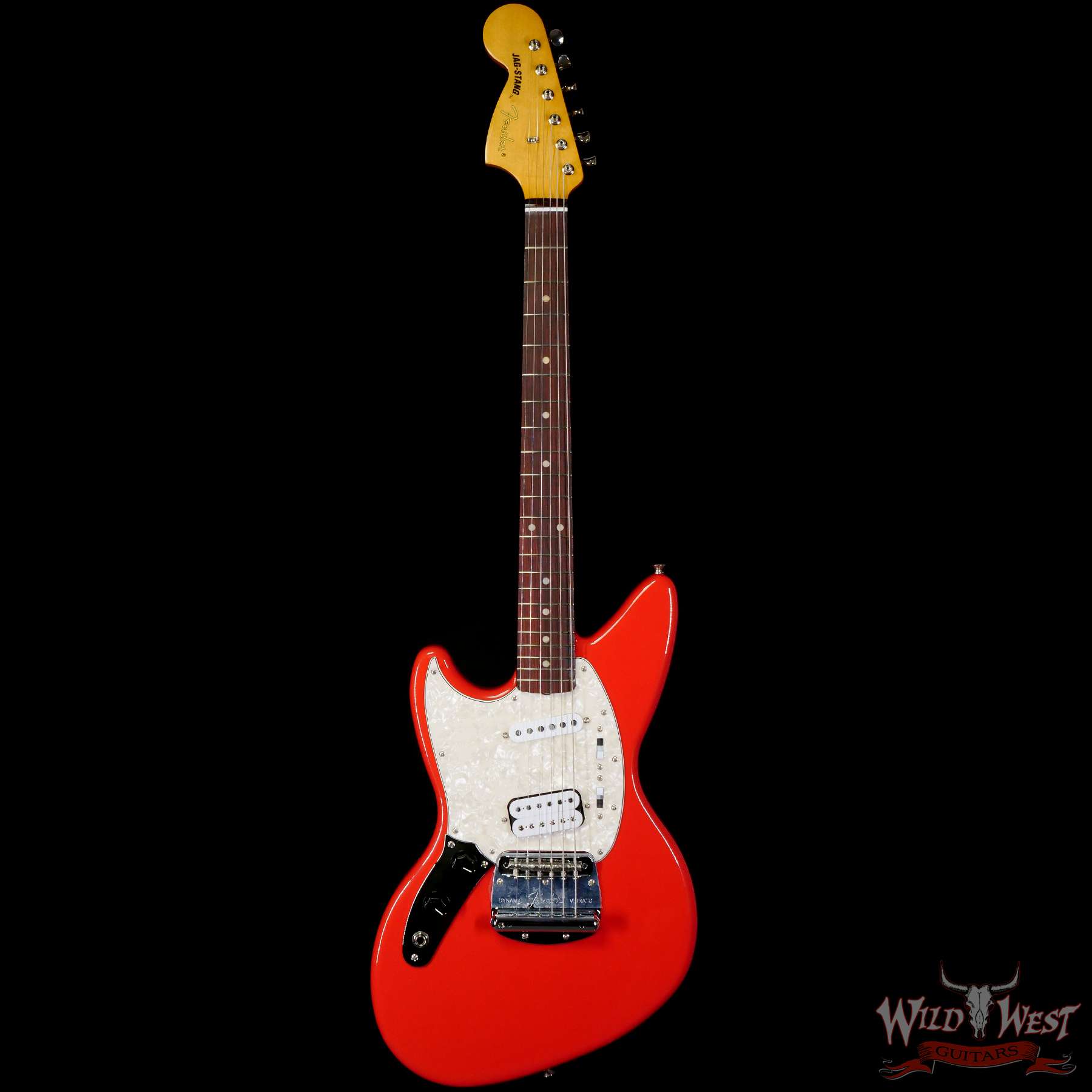 fender-mx21542807-c1__wwg.jpg Fender Kurt Cobain Jag-Stang Rosewood Fingerboard Fiesta Red Left-Hand Lefty - Image 3