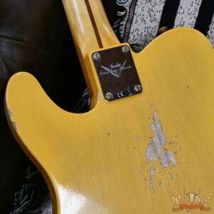 Fender Custom Shop 1951 Nocaster Ash Body Maple Neck Relic Faded Aged Nocaster Blonde 7.00 lbs - Image 14