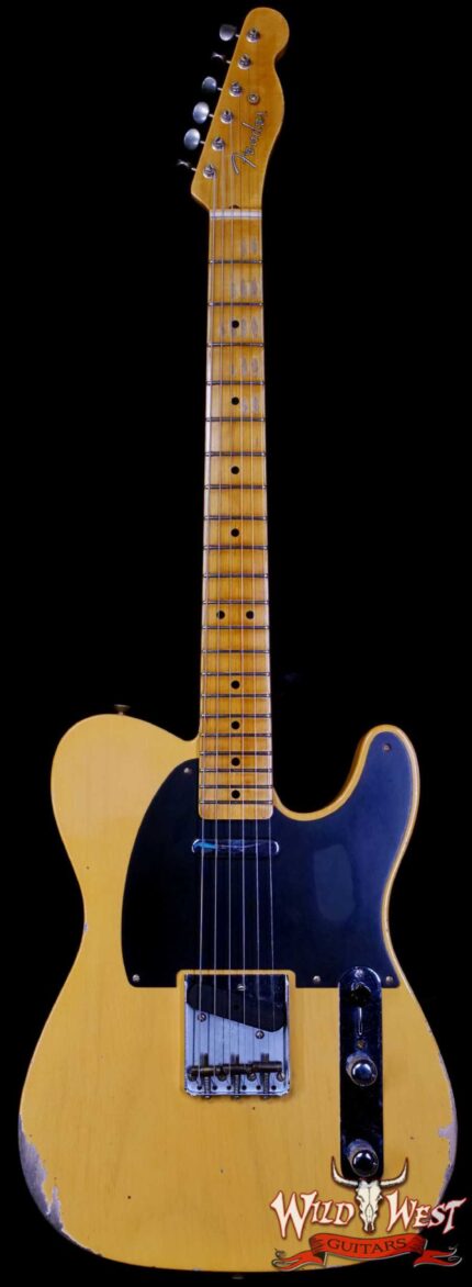 Fender Custom Shop 1951 Nocaster Ash Body Maple Neck Relic Faded Aged Nocaster Blonde 7.00 lbs