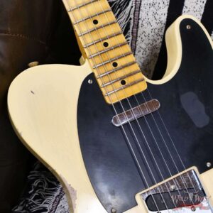 Fender Custom Shop 1951 Nocaster Ash Body Maple Neck Relic Faded Aged Nocaster Blonde 7.05 lbs - Image 9