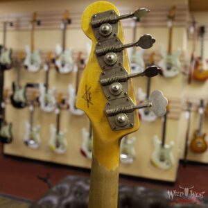 Fender Custom Shop 1959 Precision Bass Journeyman Relic AAA Rosewood Slab Board Hand-wound PU Fiesta Red - Image 8
