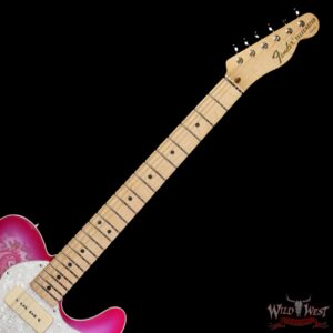 Fender Custom Shop 1968 Thinline Telecaster Dual P90 Maple Neck NOS Pink Paisley 7.25 LBS - Image 4