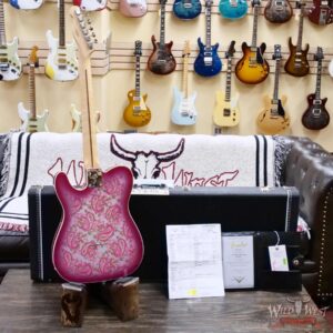 Fender Custom Shop 1968 Thinline Telecaster Dual P90 Maple Neck NOS Pink Paisley 7.25 LBS - Image 9