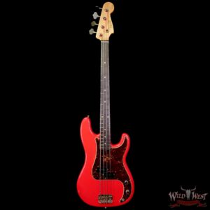 Fender Custom Shop Pino Palladino Signature Precision Bass Rosewood Fingerboard Relic Fiesta Red over Desert Sand 8.45 LBS - Image 2