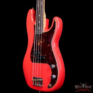 Fender Custom Shop Pino Palladino Signature Precision Bass Rosewood Fingerboard Relic Fiesta Red over Desert Sand 8.45 LBS - Image 3