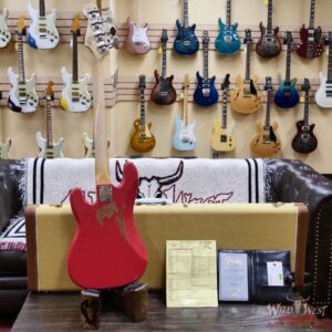 Fender Custom Shop Pino Palladino Signature Precision Bass Rosewood Fingerboard Relic Fiesta Red over Desert Sand 8.45 LBS - Image 10