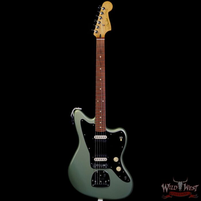 Jim Root Collection Custom Modified 2018 Fender Player Jazzmaster Sage Green Metallic - Image 3
