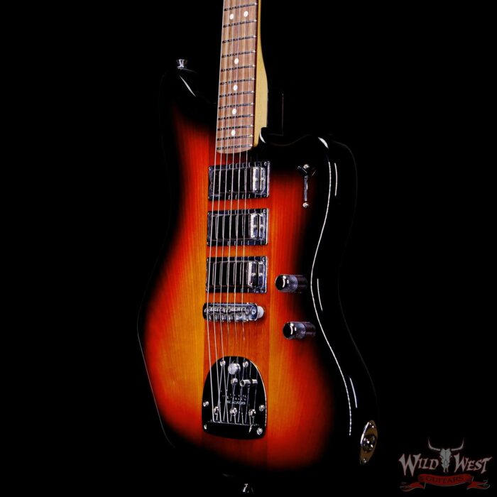 Fender Parallel Universe Volume II Spark-O-Matic Jazzmaster Rosewood Fingerboard 3-Color Sunburst - Image 2