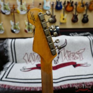 Fender Custom Shop 1962 Stratocaster Hand-Wound Pickups AAA Dark Rosewood Slab Board Heavy Relic Lake Placid Blue 7.90 - Image 9