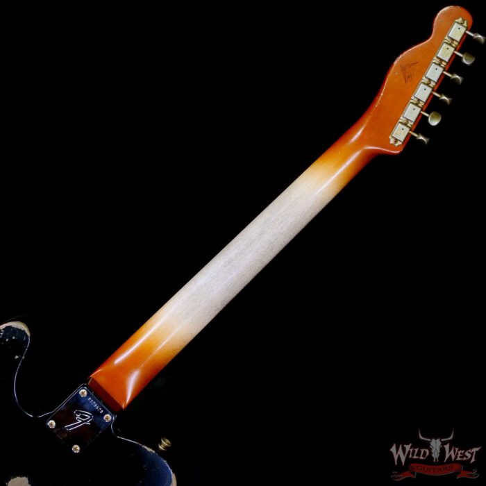 Fender Custom Shop Levi Perry Masterbuilt Custom Fuzz Brain ‘67 Telecaster Heavy Relic Aged Black with Hand Painted Artworks 7.00 LBS - Image 5