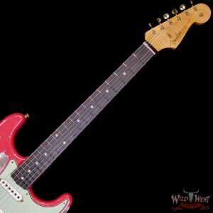 Fender Custom Shop Wild West Guitars 25th Anniversary 1960 Stratocaster Madagascar Rosewood Fretboard Heavy Relic Fiesta Red 7.65 LBS - Image 4
