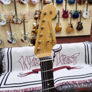 Fender Custom Shop Wild West Guitars 25th Anniversary 1960 Stratocaster Madagascar Rosewood Fretboard Heavy Relic Fiesta Red 7.65 LBS - Image 6