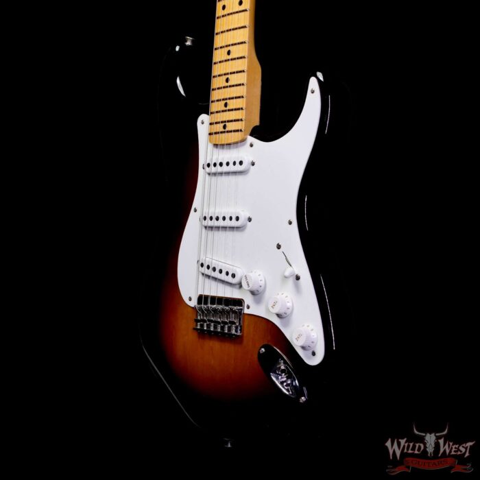 Fender Custom Shop Vintage Custom ‘55 1955 Hardtail Stratocaster Time Capsule Package Wide Fade 2 Tone Sunburst 7.35 LBS - Image 2