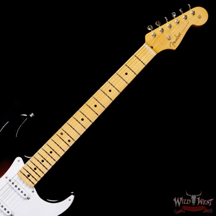 Fender Custom Shop Vintage Custom ‘55 1955 Hardtail Stratocaster Time Capsule Package Wide Fade 2 Tone Sunburst 7.35 LBS - Image 4