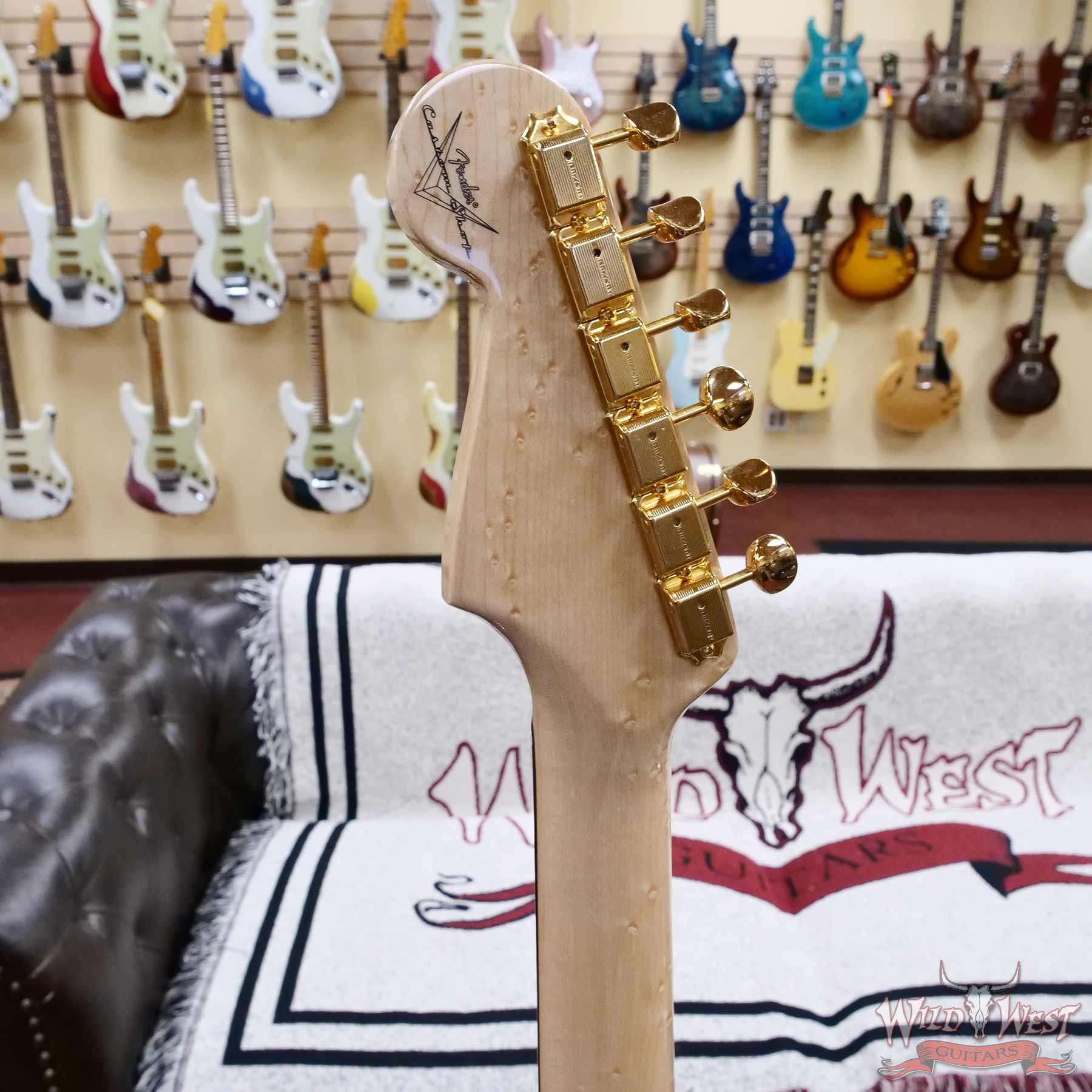 fender-r134721-d4__wwg.jpg Fender Custom Shop Robert Cray Signature Stratocaster Hardtail AA Birdseye Maple Neck NOS Violet 7.45 LBS - Image 9