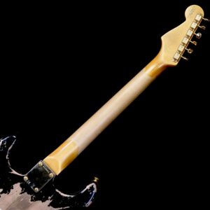 Fender Custom Shop Wild West Guitars 25th Anniversary 1960 Stratocaster Madagascar Rosewood Fretboard Heavy Relic Black 7.65 LBS - Image 5