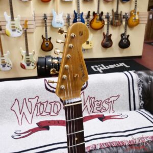 Fender Custom Shop Wild West Guitars 25th Anniversary 1960 Stratocaster Madagascar Rosewood Fretboard Heavy Relic Black 7.65 LBS - Image 7