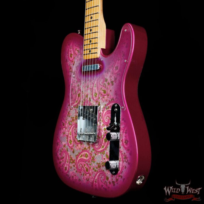 Fender Custom Shop 1968 Telecaster Maple Neck NOS Pink Paisley 7.45 LBS - Image 2