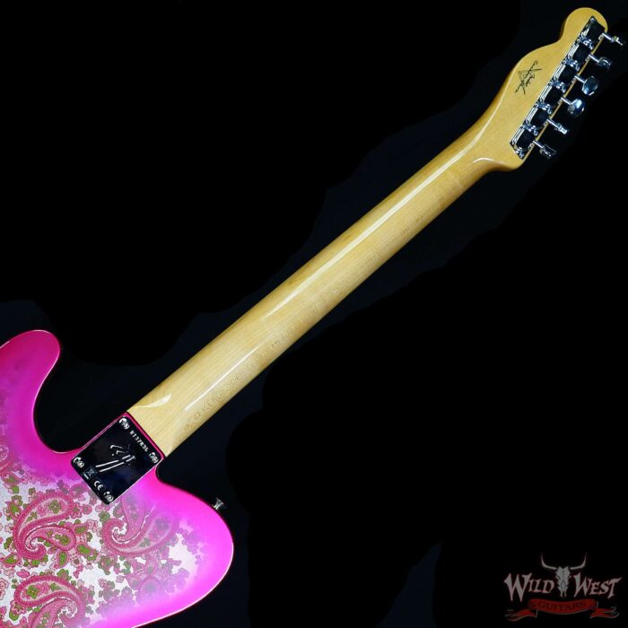 Fender Custom Shop 1968 Telecaster Maple Neck NOS Pink Paisley 7.45 LBS - Image 5