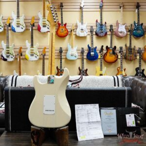Fender Custom Shop Dual-Mag Stratocaster AAA BirdseyeMaple Neck NOS Vintage Blonde 7.95 LBS - Image 9