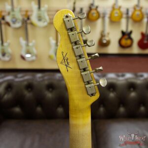 2013 Fender Custom Shop 1963 Telecaster Heavy Relic with Dirty Neck Rosewood Fingerboard Candy Apple Red - Image 14