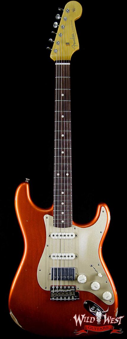 Fender Custom Shop 1962 Stratocaster Relic HSS EVH Pickup Rosewood Fingerboard Orange