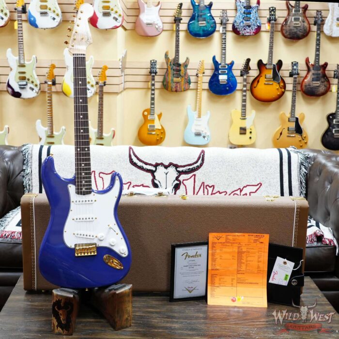 Fender Custom Shop Robert Cray Signature Stratocaster AA Birdseye Maple Neck Hardtail NOS Violet 7.50 LBS - Image 6