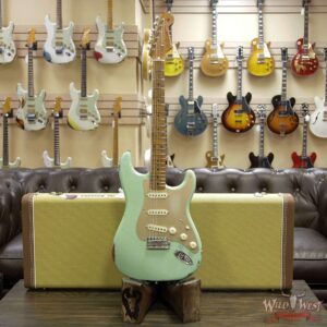 Fender Custom Shop 1956 Stratocaster Relic Roasted Birdeye Maple Neck Surf Green - Image 11