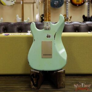 Fender Custom Shop 1956 Stratocaster Relic Roasted Birdeye Maple Neck Surf Green - Image 14