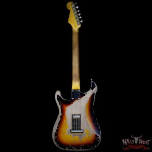 Fender Custom Shop Limited Edition John Cruz Masterbuilt Stevie Ray Vaughan Stratocaster Aged 3 Tone Sunburst - Image 5