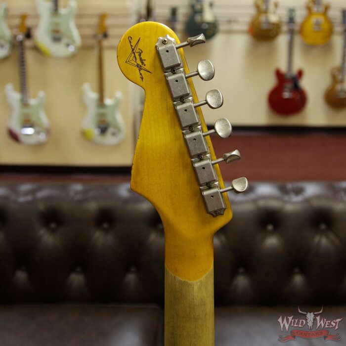 Fender Custom Shop 1961 Stratocaster Relic HSH Rosewood Fingerboard Hot Rod Red - Image 14