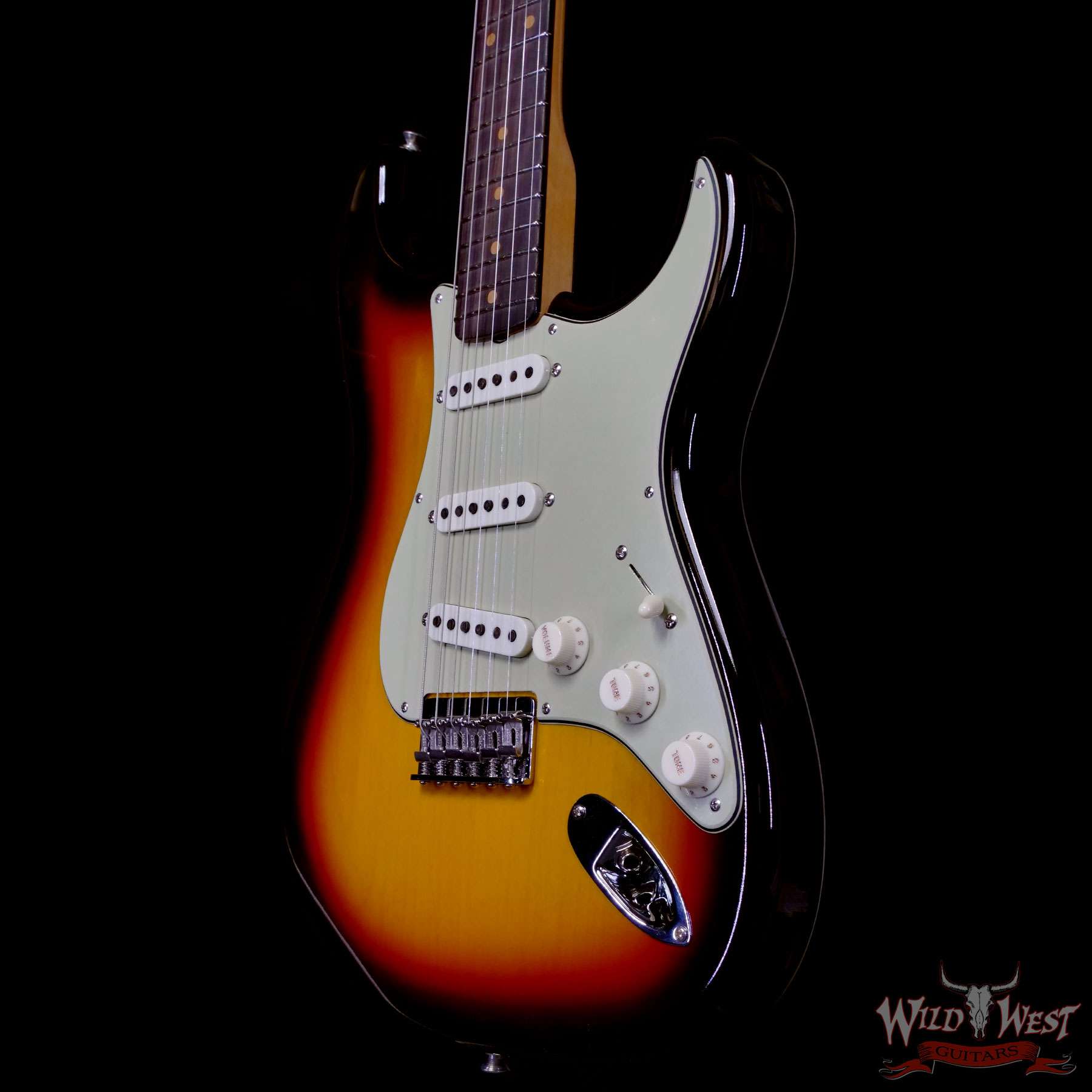 fender-sunb-br__wwg.jpg Fender Custom Shop Vintage Custom ‘59 1959 Hardtail Stratocaster Time Capsule Package TCP Chocolate 3-Color Sunburst 6.90 lbs - Image 2