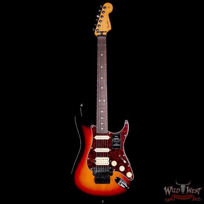 Fender Player II Modified Stratocaster HSS Floyd Rose Rosewood Fingerboard 3-Color Sunburst 8.55 LBS - Image 3