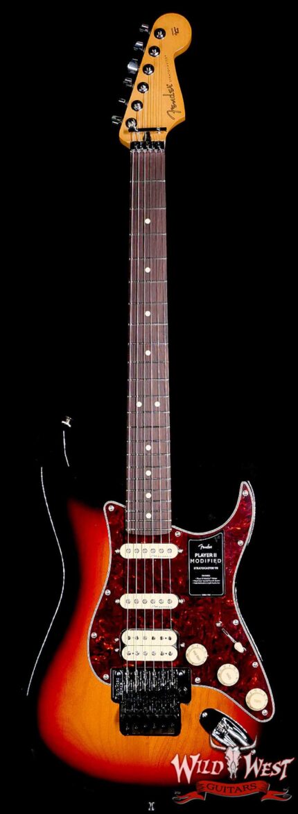 Fender Player II Modified Stratocaster HSS Floyd Rose Rosewood Fingerboard 3-Color Sunburst 8.55 LBS