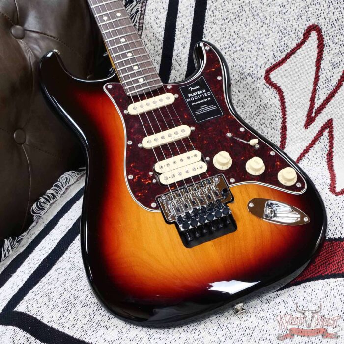 Fender Player II Modified Stratocaster HSS Floyd Rose Rosewood Fingerboard 3-Color Sunburst 8.55 LBS - Image 7