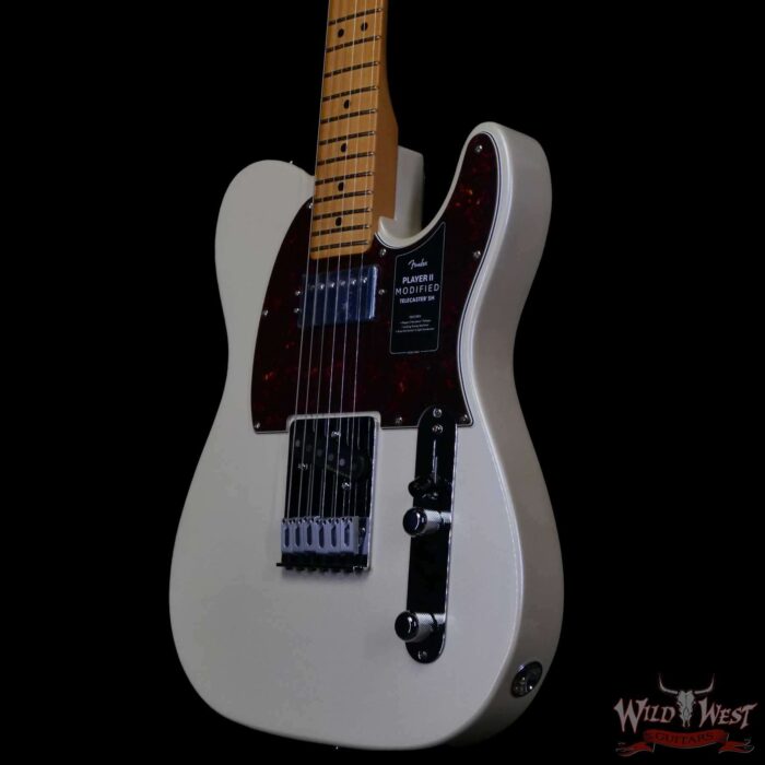 Fender Player II Modified Telecaster SH Maple Fingerboard Olympic Pearl 8.40 LBS - Image 2