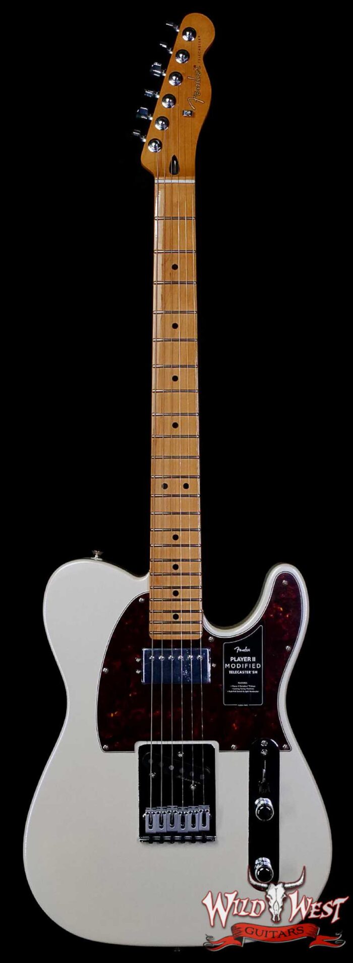 Fender Player II Modified Telecaster SH Maple Fingerboard Olympic Pearl 8.40 LBS - Image 1