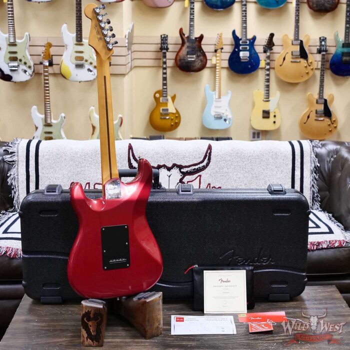 Fender American Ultra II Stratocaster HSS Maple Fingerboard Sinister Red 7.85 LBS - Image 8