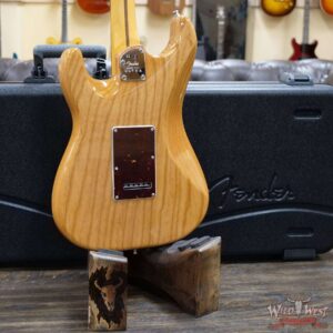 Fender American Ultra Stratocaster HSS Ash Body Rosewood Fingerboard Aged Natural - Image 10