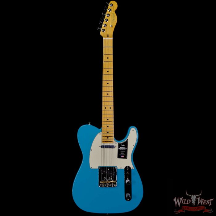 Fender American Professional II Telecaster Maple Fingerboard Miami Blue - Image 3
