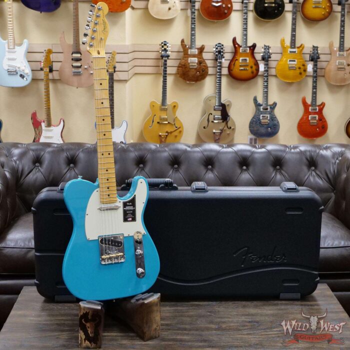 Fender American Professional II Telecaster Maple Fingerboard Miami Blue - Image 5