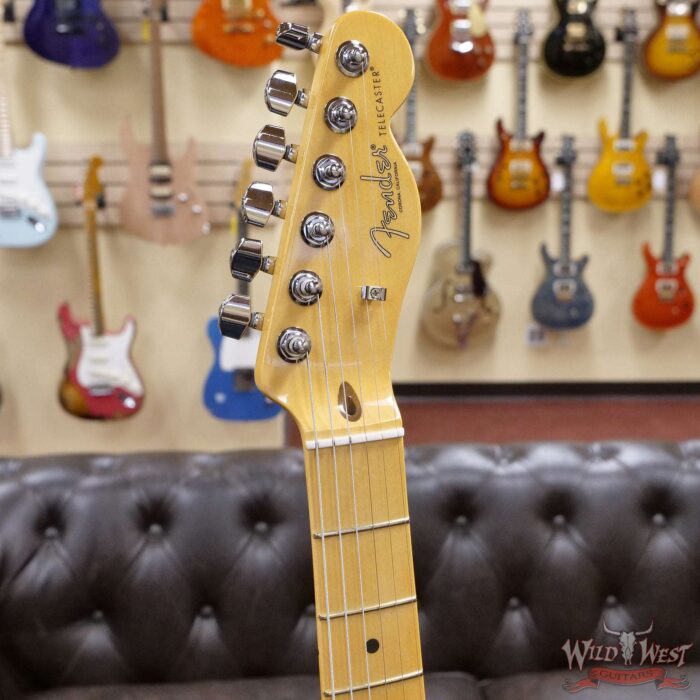 Fender American Professional II Telecaster Maple Fingerboard Miami Blue - Image 6